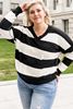 Picture of PLUS SIZE V NECK LOOSE SWEATER
